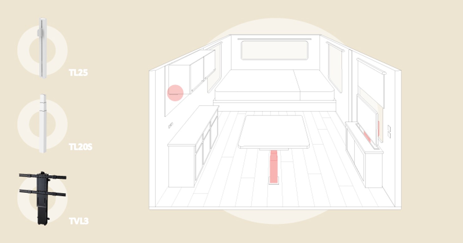 Electric Actuators And Columns For Micro Apartments